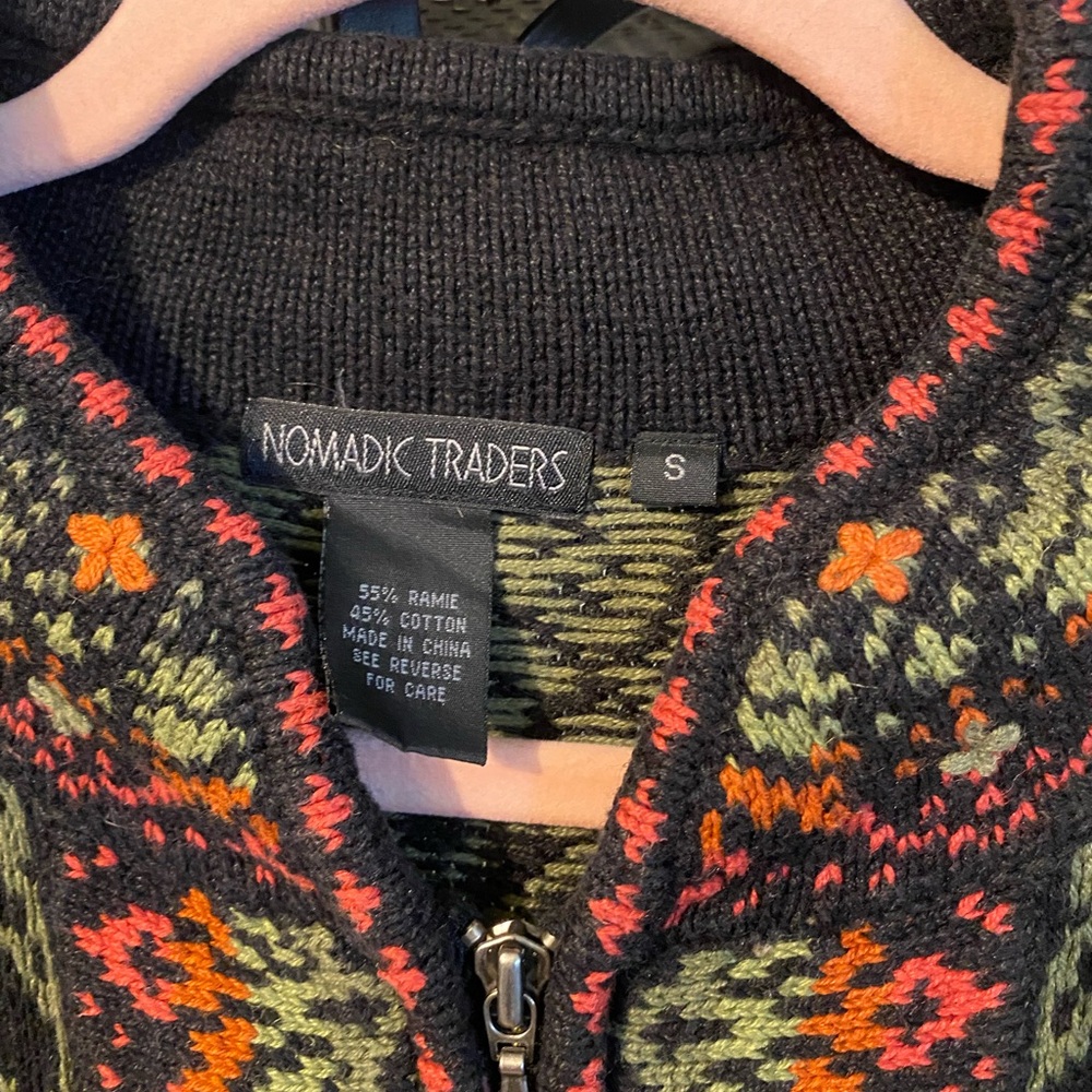 Nomadic Traders Multicolor Patterned Jacket 55%Ra… - image 3